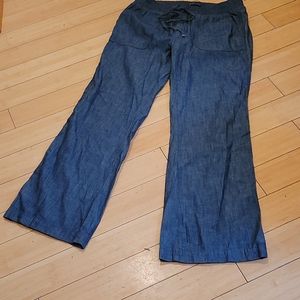 Lucky brand xl wide leg drawstring pants